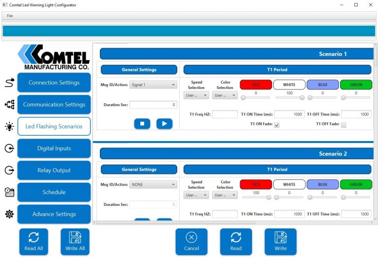 Warning Led Light Configurator 2